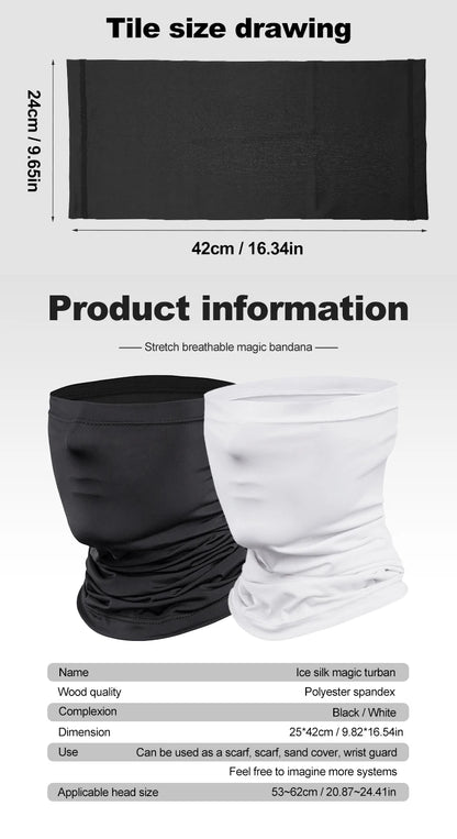 Masque de Cyclisme et Bandeau Multifonction – Masque Respirant, Absorbant la Transpiration, Protection UV –masque de Cou pour Activités de Plein Air (Randonnée, Cyclisme, Pêche) - BLACKBEARD OUTDOOR INDUSTRIES