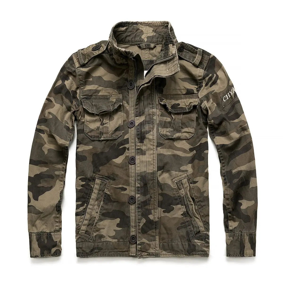 Veste Homme M65 Denim Rétro – Cargo Multi Poches – Style Militaire Outdoor Casual - BLACKBEARD OUTDOOR INDUSTRIES