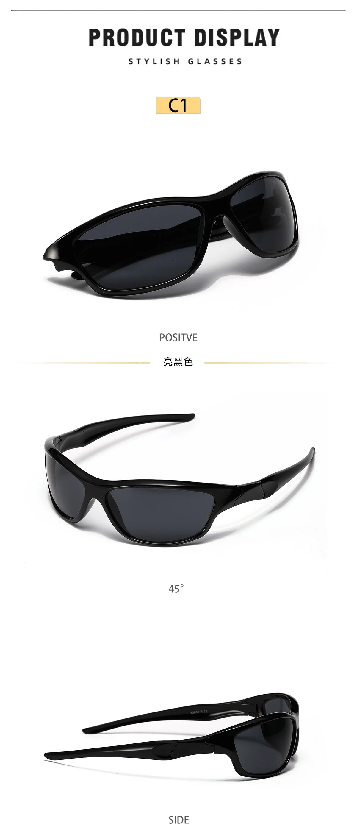 Lunettes de Soleil Y2K Argentées Unisexe – Style Punk 2000s Vintage - BLACKBEARD OUTDOOR INDUSTRIES