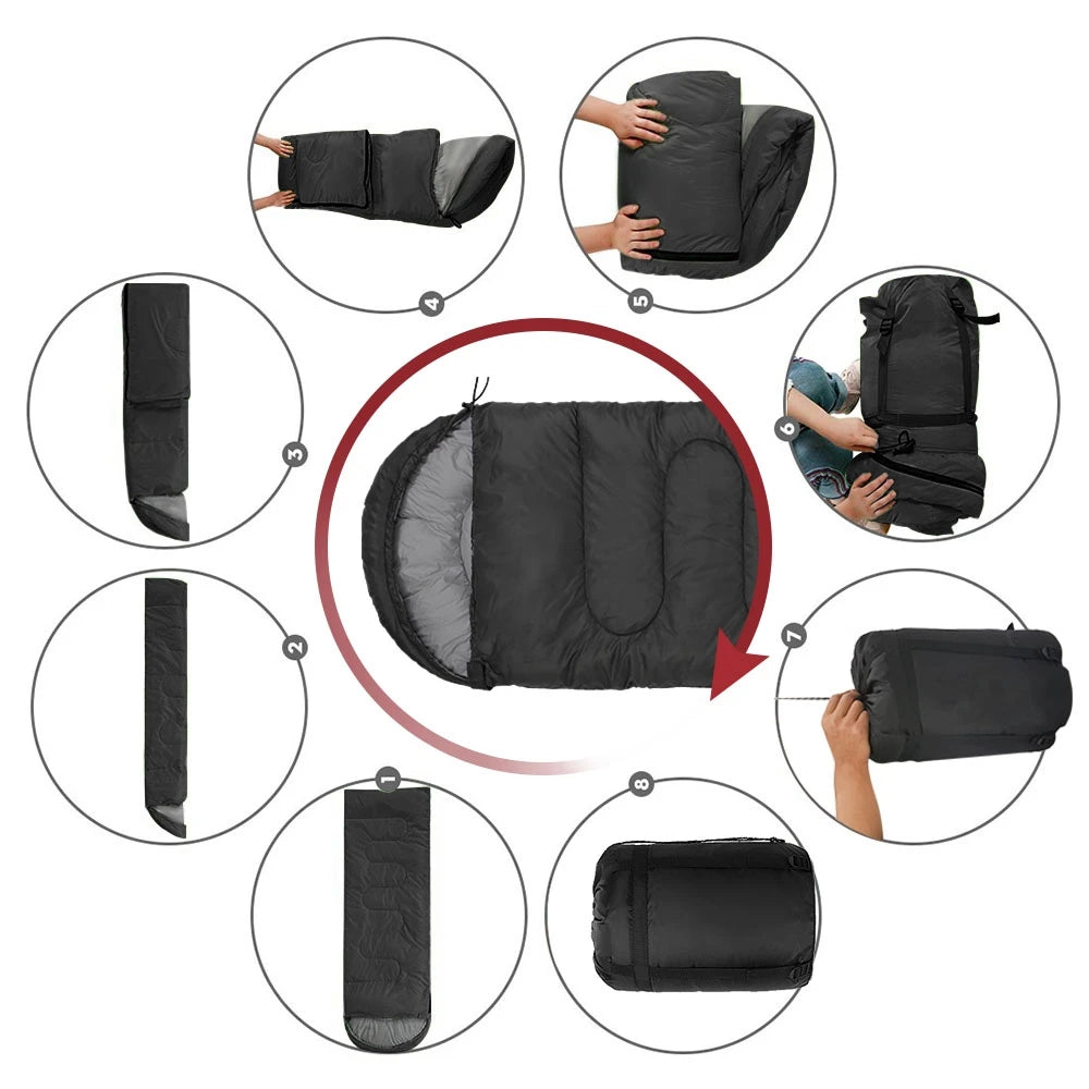 Sac de Couchage Enveloppe Multi-usage 2024 – Portable, Isolation Contre la Saleté, Pour Camping et Voyage - BLACKBEARD OUTDOOR INDUSTRIES