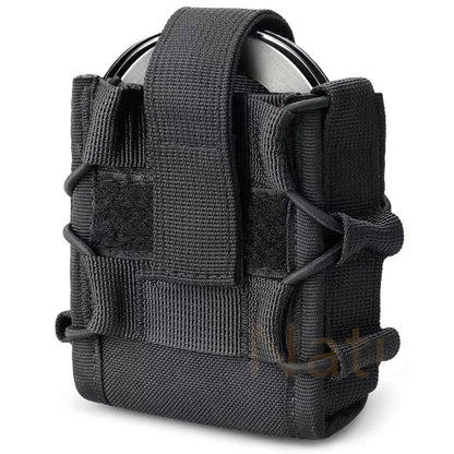 Étui Tactique MOLLE pour Menottes – Pochette de Ceinture pour Menottes Asp, à Charnière, à Chaîne et Rigides – Accessoire de Police, Chasse et Activités Extérieures BLACKBEARD OUTDOOR INDUSTRIES