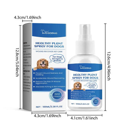 Spray de Soins pour Animaux - Réparation de Peau, Traitement des Démangeaisons et des Plaies - 100ml - BLACKBEARD OUTDOOR INDUSTRIES