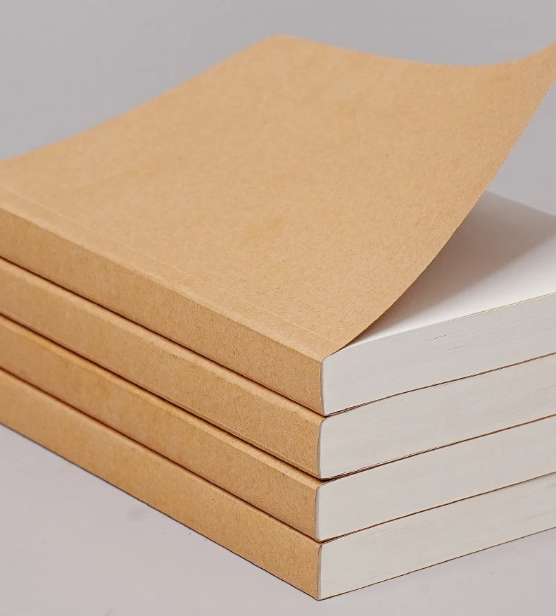 Carnet A5/B5 - 100 et 200 Feuilles - Couverture Kraft DIY - Idéal pour Bureau, Études et Projets Créatifs BLACKBEARD OUTDOOR INDUSTRIES