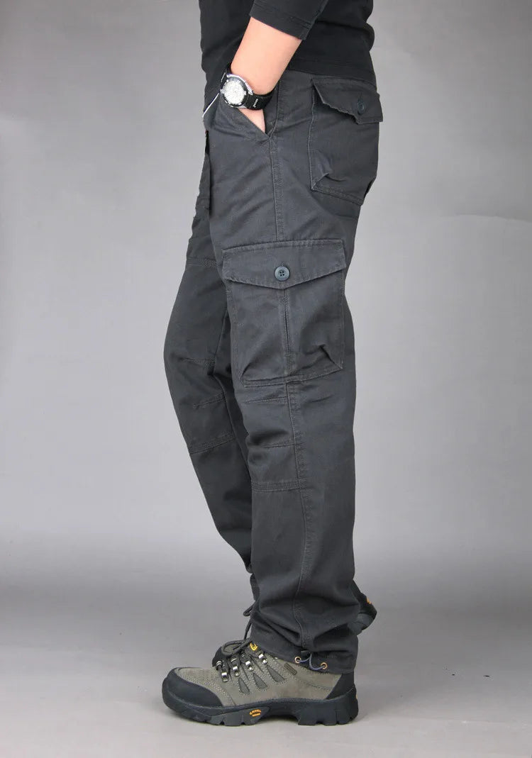 Pantalon Cargo Tactique Camouflage pour Homme – Coton Résistant, Style Décontracté et Fonctionnel - BLACKBEARD OUTDOOR INDUSTRIES