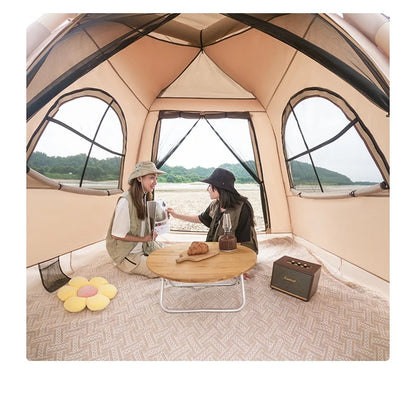 Tente Gonflable Lohascamping pour 4-5 Personnes - Air Shelter Dome Tent - BLACKBEARD OUTDOOR INDUSTRIES