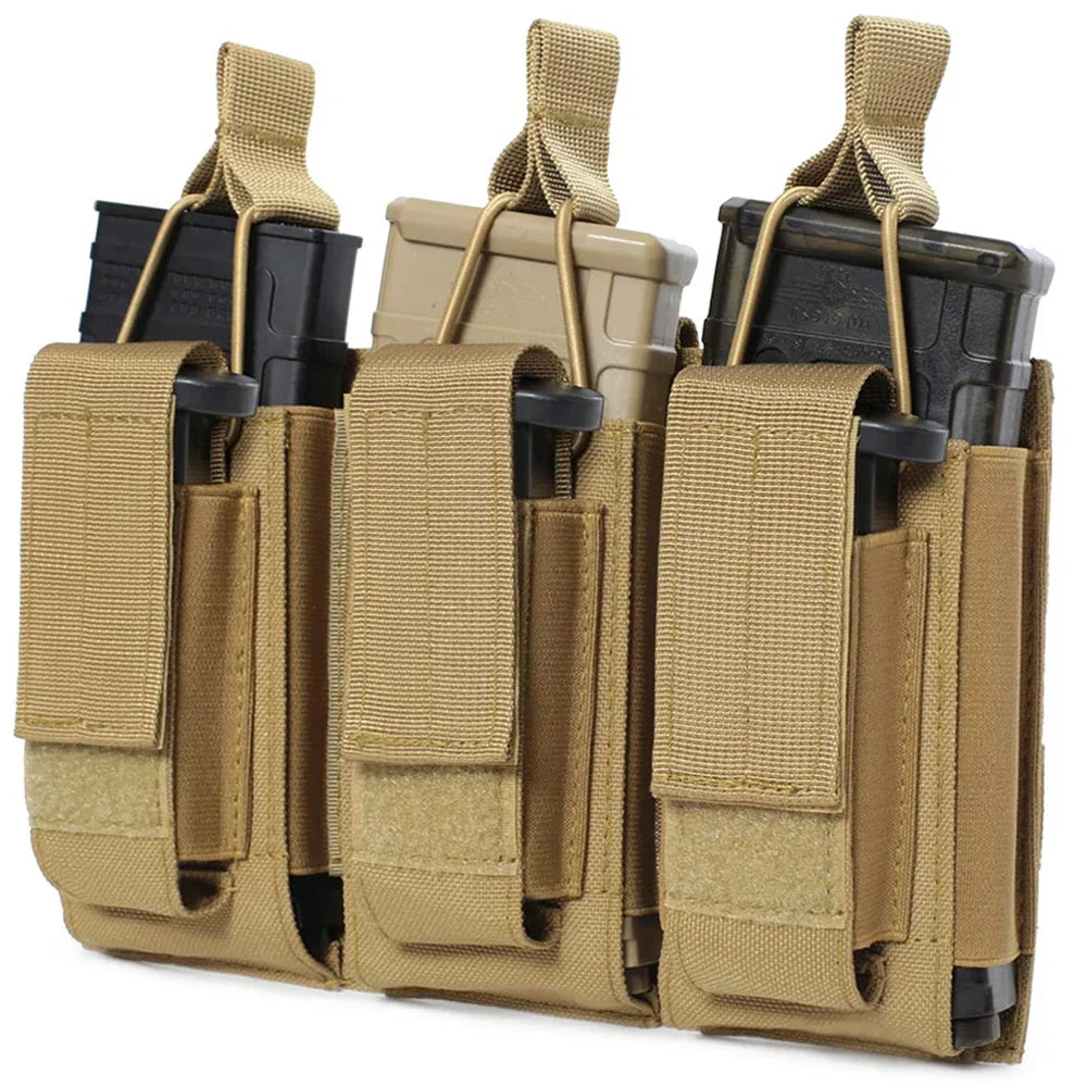 Triple Magazine Pouch Molle Mag Bag – Porte-chargeurs tactique polyvalent - BLACKBEARD OUTDOOR INDUSTRIES