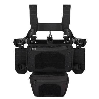 YAKEDA Tactical Mini Chest Rig – Laser Cut MOLLE Ma boutique