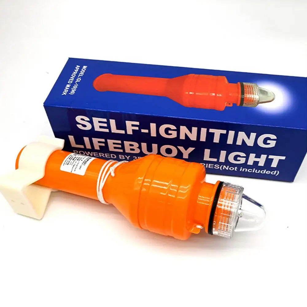 GL-10(96) Lampe de Bouée de Sauvetage Flottante – Lampe de Signalisation Clignotante Haute Visibilité pour Pêche Nocturne, Kayak et Rafting BLACKBEARD OUTDOOR INDUSTRIES