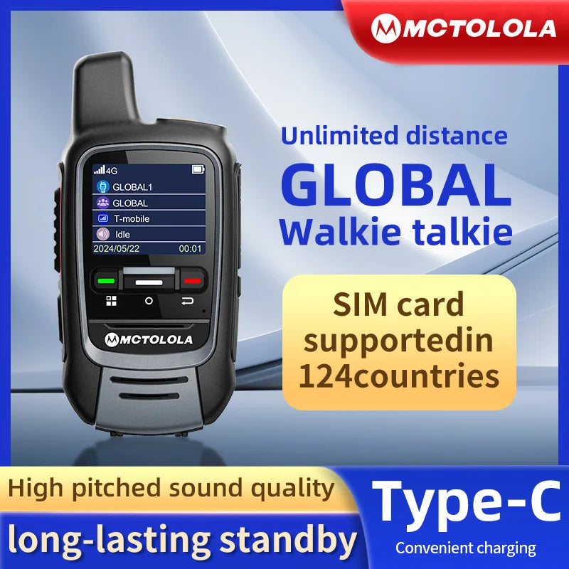Talkie Walkie MOTOLOLA Global - 4G PoC USB (Modèle MT-300) - BLACKBEARD OUTDOOR INDUSTRIES
