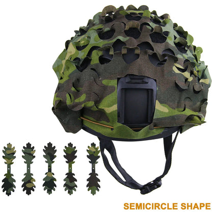 Housse de Casque Airsoft 3D Camo avec Découpe Laser en Forme de Feuilles Ma boutique