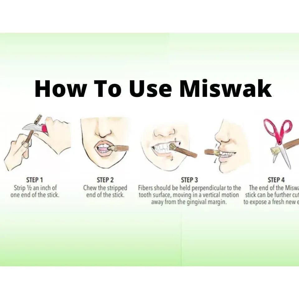 Miswak Sewak Stick – Brosse à Dents Naturelle Traditionnelle 10 PCS - BLACKBEARD OUTDOOR INDUSTRIES