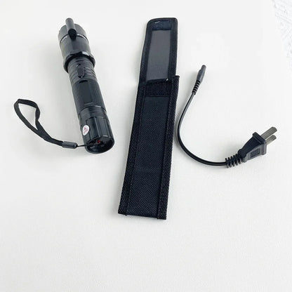 Upgraded Outdoor Flashlight Keychain Multi-Function Long-Range LED Flashlight with Direct USB Charging Portable Emergency Light BLACKBEARD OUTDOOR INDUSTRIES