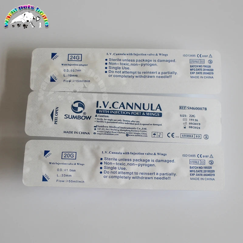 Canule Intraveineuse à Usage Unique avec Port d'Injection – 20G, 22G, 24G, Cathéter Papillon - BLACKBEARD OUTDOOR INDUSTRIES
