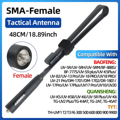 Antenne Tactique ABBREE CS – SMA-Female - BLACKBEARD OUTDOOR INDUSTRIES