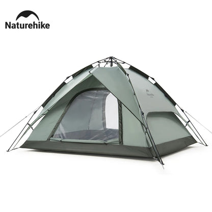 Tente de Camping Naturehike Automatique, Tente de Toit Imperméable, Double Porte, 3 Personnes, Abri Plage/Pêche Extérieur - BLACKBEARD OUTDOOR INDUSTRIES