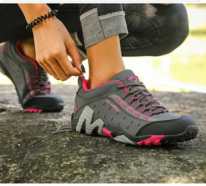 Chaussures de Randonnée Imperméables – Trekking Outdoor Unisexe | Printemps & Mi-saison | Cuir Véritable - BLACKBEARD OUTDOOR INDUSTRIES