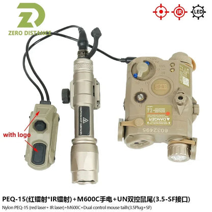 Tactical PEQ15 IR Fill Light/IR Laser et lampe de poche M600C Ma boutique