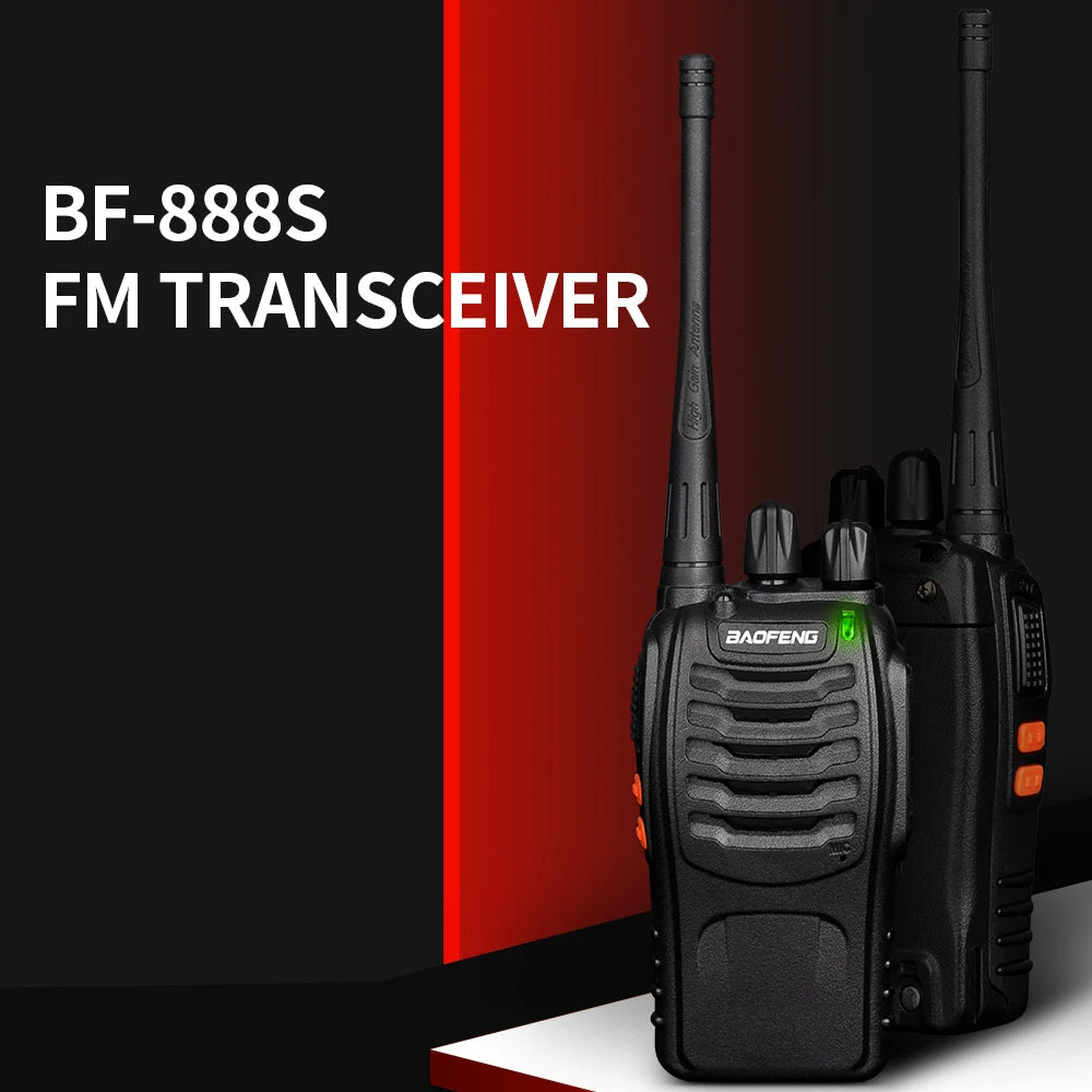 Talkie-Walkie BAOFENG BF-888S UHF 400-470MHz – Lot de 2 Radios Bidirectionnelles (Prise EU) Ma boutique
