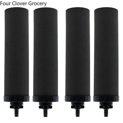 Lot de 4 Filtres à Eau à Charbon Actif de Coquille de Noix de Coco Noirs pour BERKEY BB9-2 – Compatible avec Systèmes de Filtration par Gravité Ma boutique