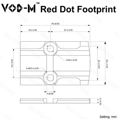 Adaptateur Universel pour Viseur Red Dot Airsoft M2/M4 – Montage sur Pistolet pour Accessoires Tactiques et de Chasse - BLACKBEARD OUTDOOR INDUSTRIES