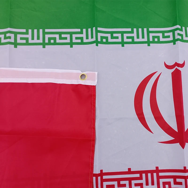 Drapeau de l'Iran - 3x5ft (90x150 cm) - Bannières en polyester BLACKBEARD OUTDOOR INDUSTRIES