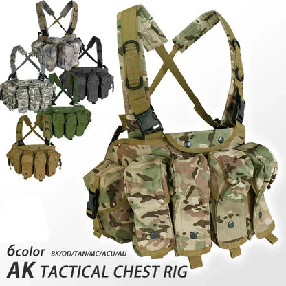 Chest Rig Tactique AK – Léger, Modulable et Haute Capacité Ma boutique