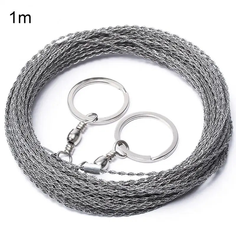 Scie à Fil Portable en Acier Inoxydable – Corde de Coupe Multifonctionnelle - BLACKBEARD OUTDOOR INDUSTRIES