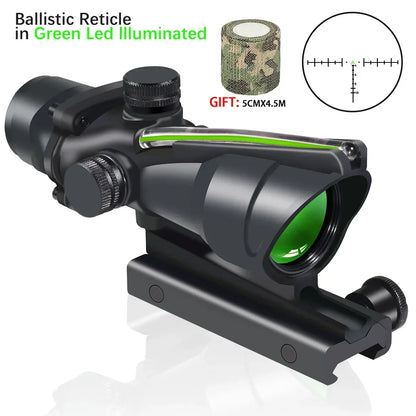 Lunette de Visée 4x32 Red Dot avec Fibre Optique - BLACKBEARD OUTDOOR INDUSTRIES