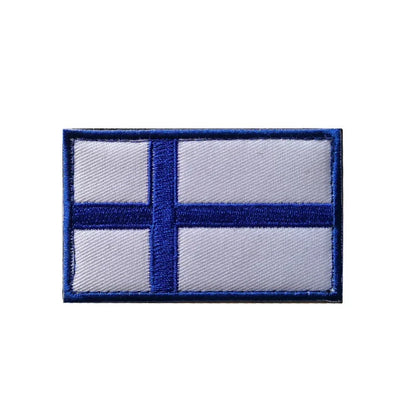 Patch Brodé Drapeau – international | Patch Militaire Tactique Velcro - BLACKBEARD OUTDOOR INDUSTRIES