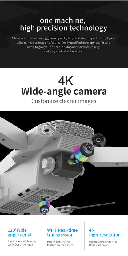 KBDFA 2025 E88 Professional Wide Angle RC HD 4K Camera drone Ma boutique