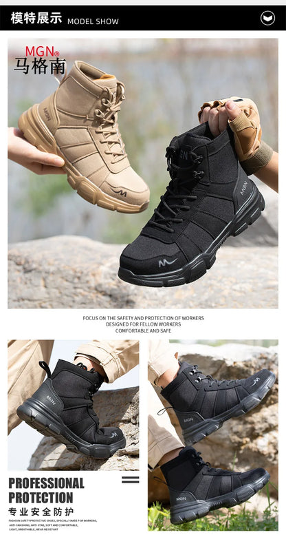 Chaussures de Sécurité Hommes & Femmes – Embout Acier – Antidérapantes & Légères – Certifiées CE - BLACKBEARD OUTDOOR INDUSTRIES