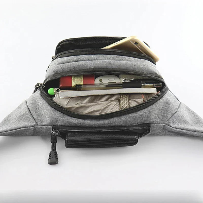 Sac Banane Homme Étanche – Style Coréen, Toile Oxford, Multi-usage - BLACKBEARD OUTDOOR INDUSTRIES