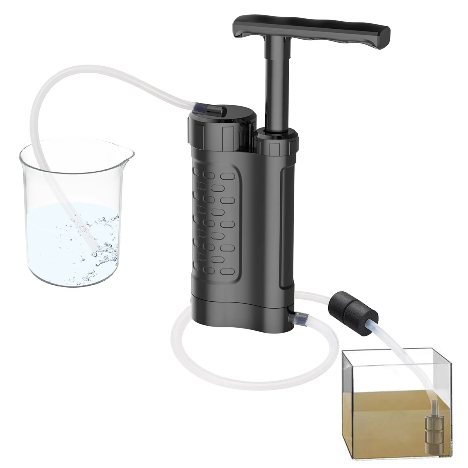 Pompe Purificateur d’Eau avec Filtre 0.01 Micron – Système de Filtration Portable pour Survie, Camping & Randonnée - BLACKBEARD OUTDOOR INDUSTRIES