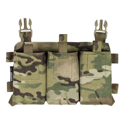 Gilet Tactique YAKEDA Triple 5.56/7.62 avec Libération Rapide et Boucle – Panneau Modulaire d'Attaque pour Équipement de Chasse Extérieure BLACKBEARD OUTDOOR INDUSTRIES