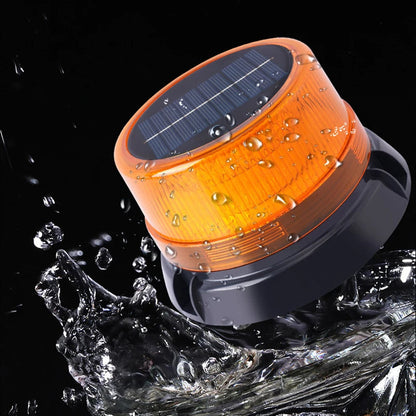 Lampe de Signalisation LED Solaire Rechargeable avec Rotation et Flash BLACKBEARD OUTDOOR INDUSTRIES