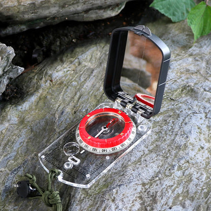 Boussole Numérique Portable Lumineuse avec LED - Boussole de Camping, Outil de Survie avec Anneau Fluorescent, Idéale pour Aventures en Plein Air - BLACKBEARD OUTDOOR INDUSTRIES