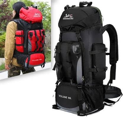 Sac à Dos de Randonnée Imperméable 90L – Sac de Voyage et de Camping avec Grande Capacité, Idéal pour Trekking et Aventures Extérieures - BLACKBEARD OUTDOOR INDUSTRIES