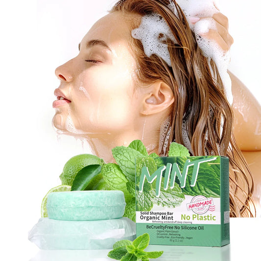 Shampooing Solide Rafraîchissant à la Menthe – Soin Capillaire Tonifiant & Naturel - BLACKBEARD OUTDOOR INDUSTRIES