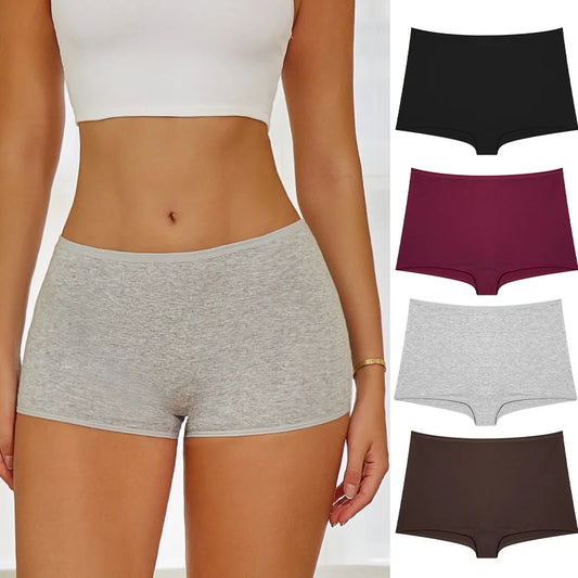 Culotte Femme Boxer Coton Sans Couture – Ultra Confort & Élégance Quotidienne - BLACKBEARD OUTDOOR INDUSTRIES