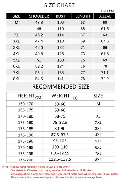 Veste Homme Hiver Grande Taille – BROWON 2025 - BLACKBEARD OUTDOOR INDUSTRIES