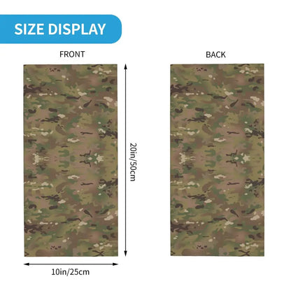 Tiger Stripe Camo – Bandeau Tour de Cou Hiver Multifonction pour Hommes et Femmes | Parfait pour Randonnée, Cyclisme, Sports Outdoor et Usage Quotidien - BLACKBEARD OUTDOOR INDUSTRIES