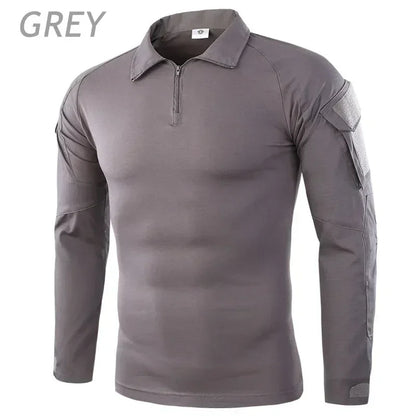 🪖 Chemise de Combat Camouflage Homme – TOMITANY Airsoft | Paintball | Randonnée | Tactique | Manches longues - BLACKBEARD OUTDOOR INDUSTRIES