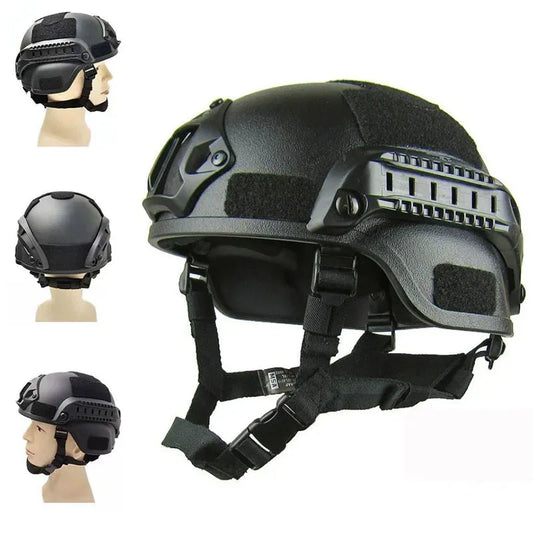 AST Helmet MICH2000 Tactical Airsoft Helmet Casque tactique léger pour Airsoft, Outdoor, Paintball, CS, SWAT et activités sportives Ma boutique