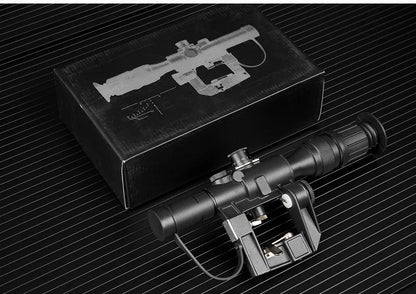 Tactical SVD Dragunov 4x26 – Lunette de Précision à Réticule Illuminé Rouge pour Fusil de Chasse et Tir de Précision - BLACKBEARD OUTDOOR INDUSTRIES