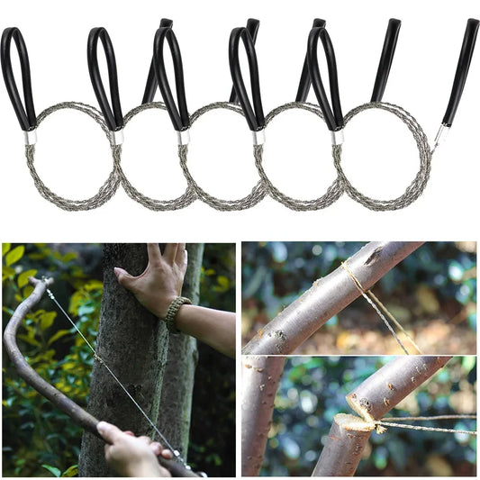Scie de Poche 5-en-1 Outdoor Professionnelle – Outil de Survie d’Urgence pour Voyage et Plein Air - BLACKBEARD OUTDOOR INDUSTRIES