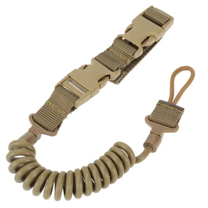 Lanière Tactique Militaire Multi-usage avec Ressort – Sangle de Pistolet Sécurisée et Sangle de Fusil, Accessoires pour Tir, Chasse et Shooting BLACKBEARD OUTDOOR INDUSTRIES