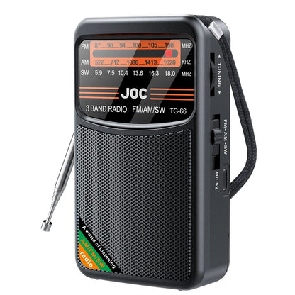 📻 Mini Radio Portable AM/FM/SW – Rechargeable avec Haut-Parleur Stéréo et Écran HD Ma boutique