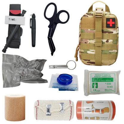 Kit de Premiers Secours Tactique – IFAK EMT Militaire avec Poche MOLLE Ma boutique