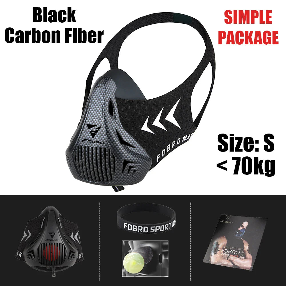 Masque d’Entraînement Sportif – Édition Élévation | Course, Fitness, Cyclisme – Style Noir 2.0 - BLACKBEARD OUTDOOR INDUSTRIES