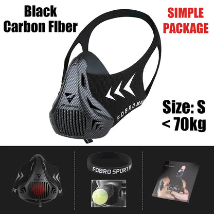 Masque d’Entraînement Sportif – Édition Élévation | Course, Fitness, Cyclisme – Style Noir 2.0 - BLACKBEARD OUTDOOR INDUSTRIES